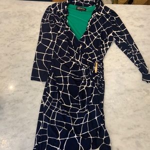 Jones New York faux wrap dress size 4